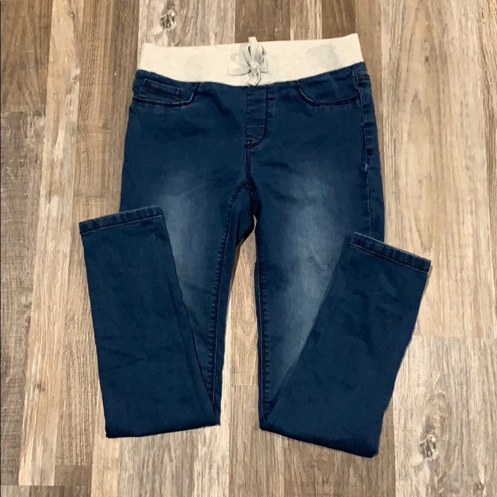 Dark blue jeggings